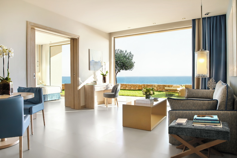 Tiara Holidays - Ikos Oceania - deluxe two bedroom family suite with private garden